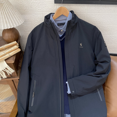 保罗彼得 专柜正品男士连帽羽绒服帅气简约舒适保暖DMEDR00010