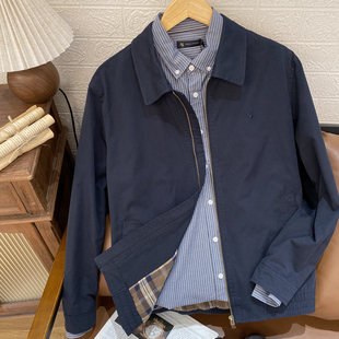 外套 商场同款 男式 翻领茄克 简约休闲保罗彼得RWFAJ00490 轻商务