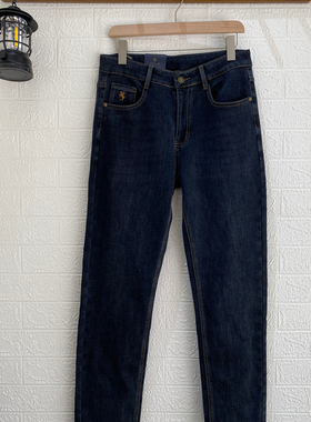 保罗彼得专柜正品男士修身版牛仔裤时尚百搭舒适简约KZECN00080