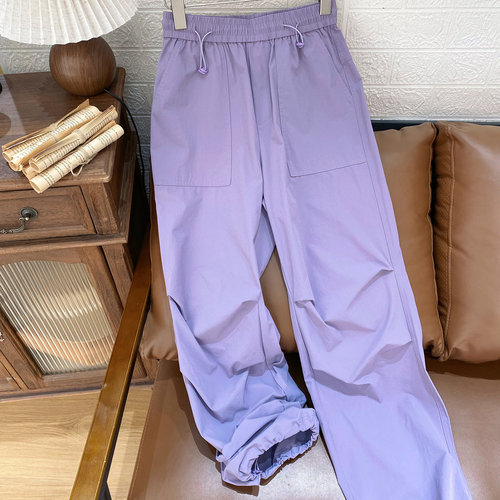 女式工装裤 保罗彼得专柜正品薄款宽松休闲户外大口袋KDFBK01260