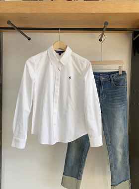 保罗彼得 专柜女式翻领长袖衬衫 CWDA58903 全棉 柔软 简约 时尚