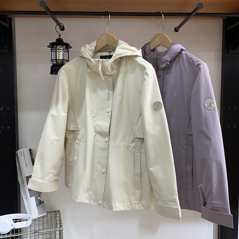 保罗彼得 女式休闲外套 连帽 短款 专柜正品 防风防水 SKDC73591,女装/女士精品,短外套,淘宝优惠券,粉丝福利购,淘宝优惠卷