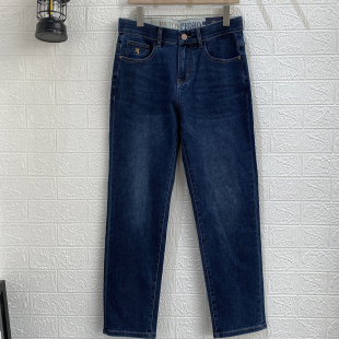 专柜正品 休闲百搭气质长裤 秋新款 牛仔裤 PJECN00050 男式 保罗彼得