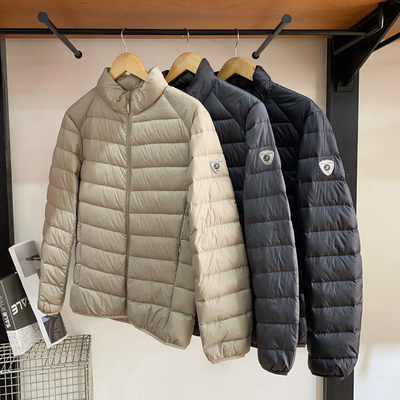 保罗彼得男士轻薄羽绒服轻盈保暖