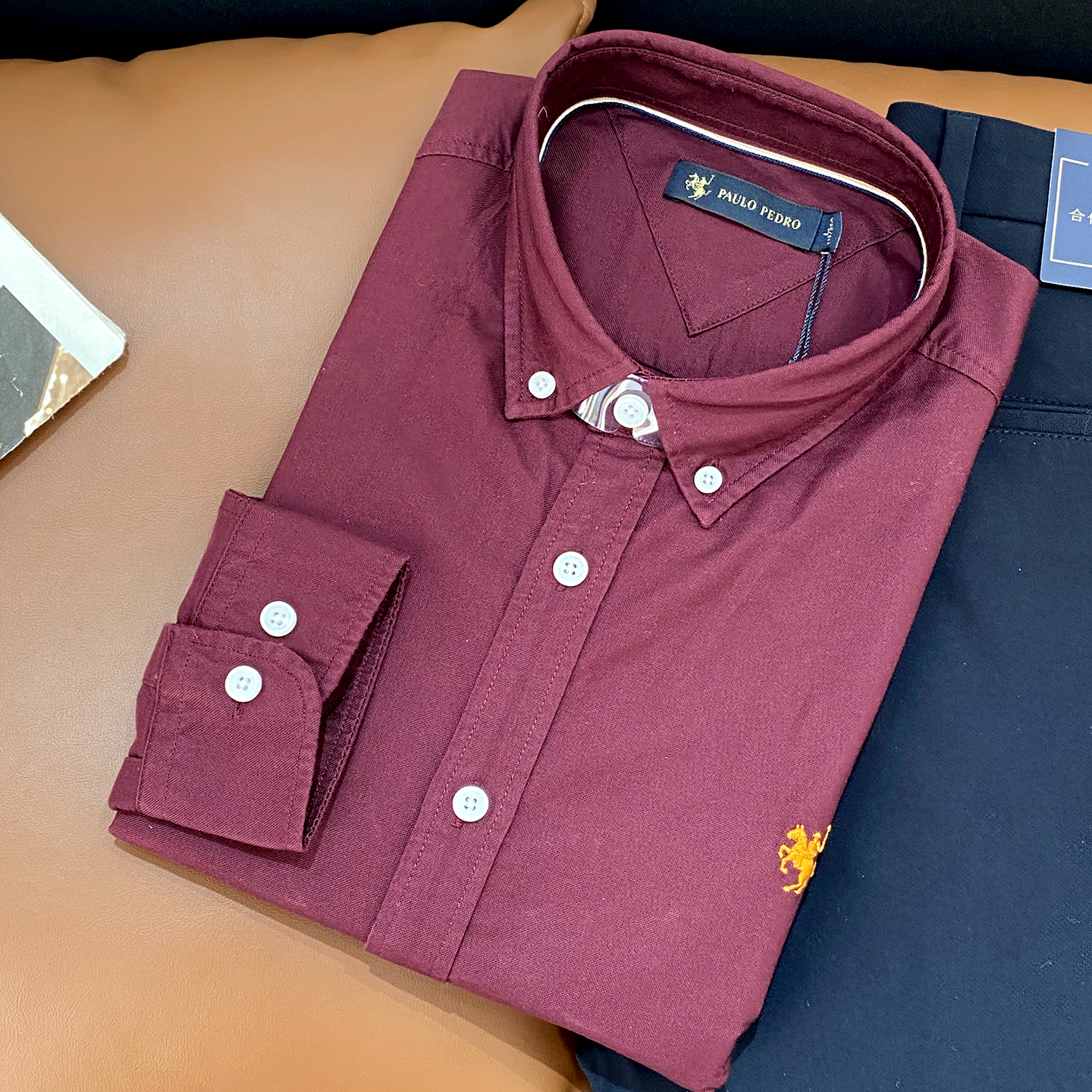 保罗彼得男式衬衫商务休闲时尚