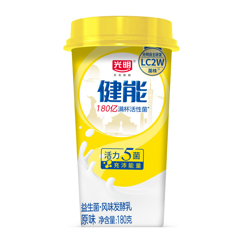 光明健能原味益生菌风味发酵乳生牛乳发酵酸奶180克