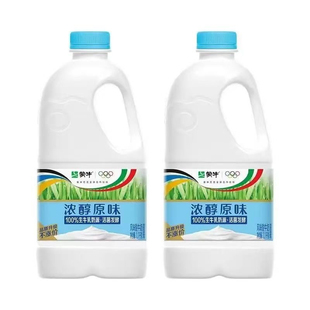 蒙牛风味酸奶1.1kg酸奶风味发酵乳原味1.1kg 2桶水果捞用酸奶