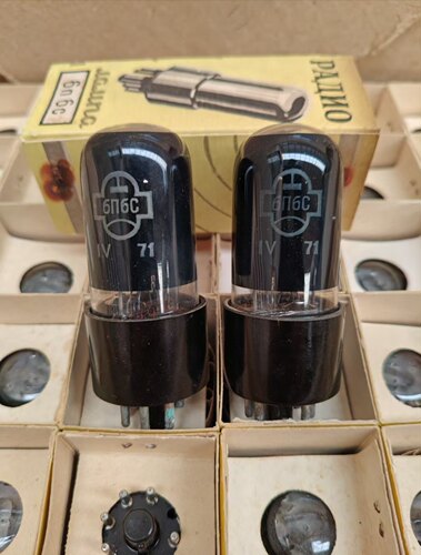 全新原装苏联 6N6C/6P6P/6V6/VT-107/6V6GT/6N2/6H2n/6N1电子管