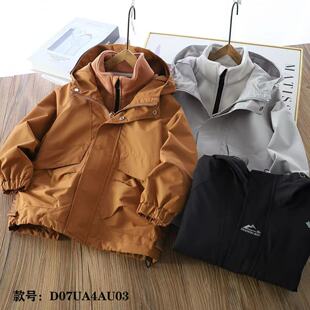 D07UA4AU03三合一摇粒绒冲锋衣(清 )