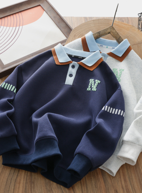 UKA101春款翻领卫衣