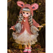 茜茜公主玩具实心精品洋娃娃30cm礼盒装 玩偶女孩生日礼物 BJD换装