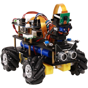 树莓派5 智能小车视觉AI麦克纳姆轮编程机器人开发板视觉识别追踪