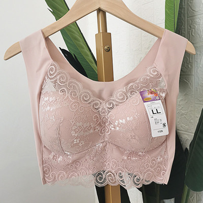 日单背心式运动风睡眠无钢圈文胸