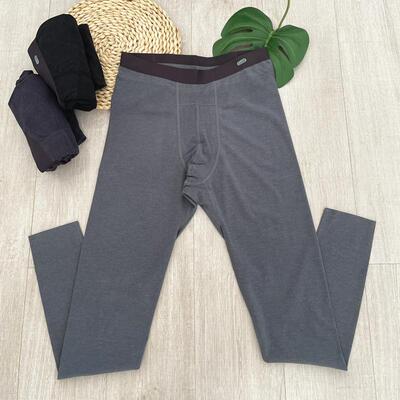 男士加肥醋酸羊绒保暖裤