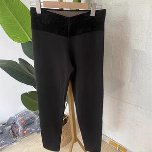 秋冬大码加绒打底裤高腰保暖裤加肥加大中厚棉裤光面胖MM显瘦舒适