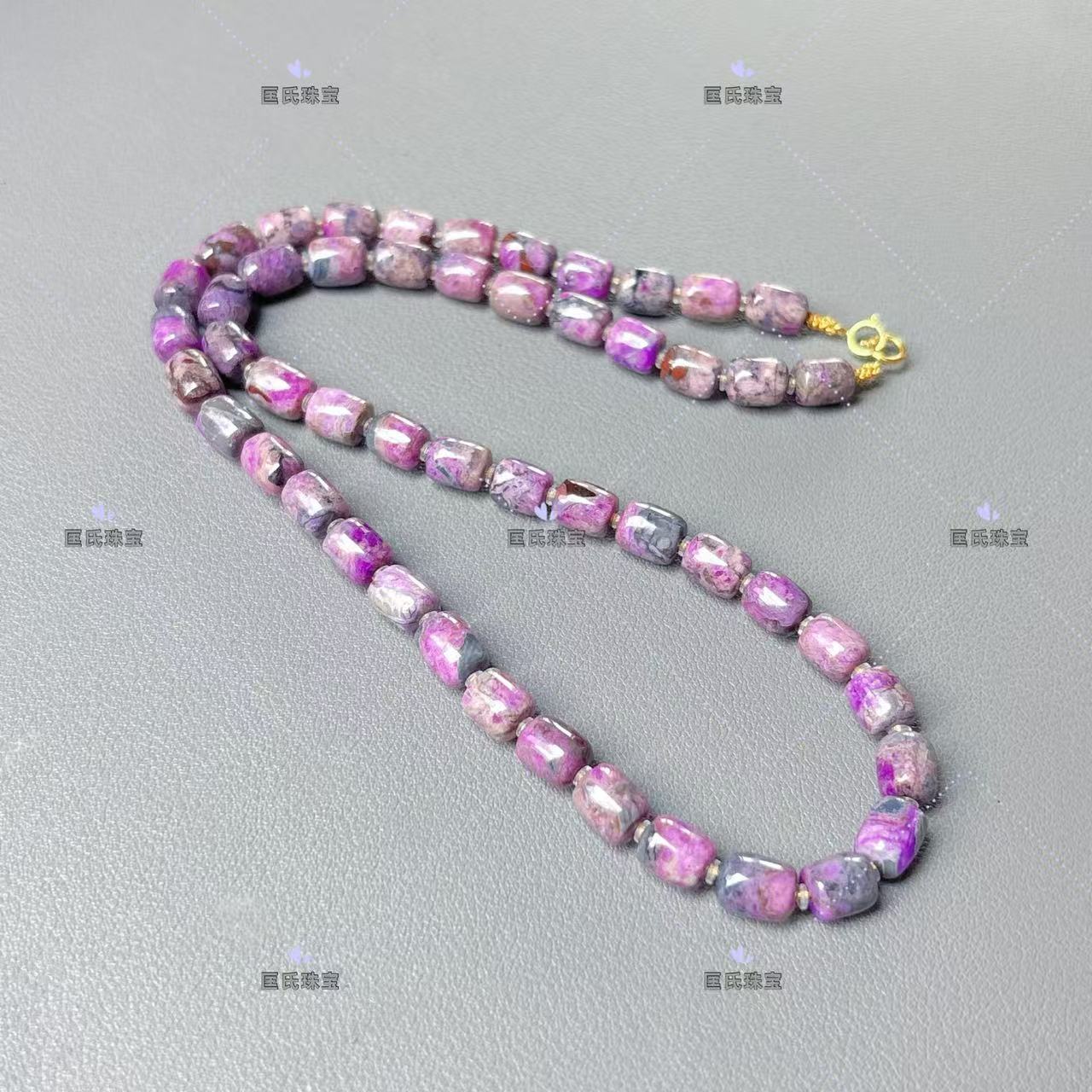 匡氏珠宝舒俱来樱花粉桶珠项链Z-HL-A4835(多样性发货)