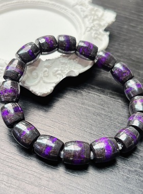 匡氏珠宝 舒俱来丝绒一线天桶珠手链 Z-HL-A1763(多样性发货)