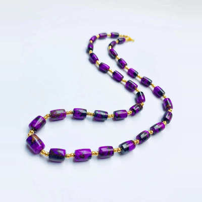 匡氏珠宝 18K金殿堂级舒俱来丝绒皇家紫项链 Z-HL-A9034(多样性发