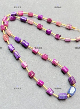 匡氏珠宝 舒俱来玉化樱花紫项链 Z-HL-A1492(多样性发货)