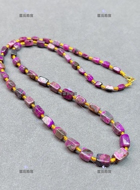 匡氏珠宝 舒俱来泥地樱花随形项链 Z-HL-A2192(多样性发货)