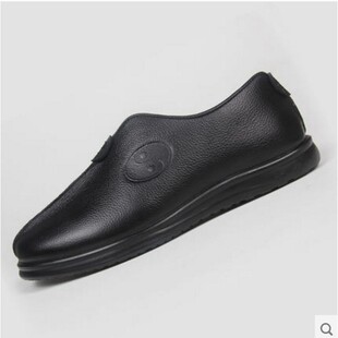 红棉太极鞋软牛皮真皮男士秋季传统老北京道士鞋晨练武术练功鞋