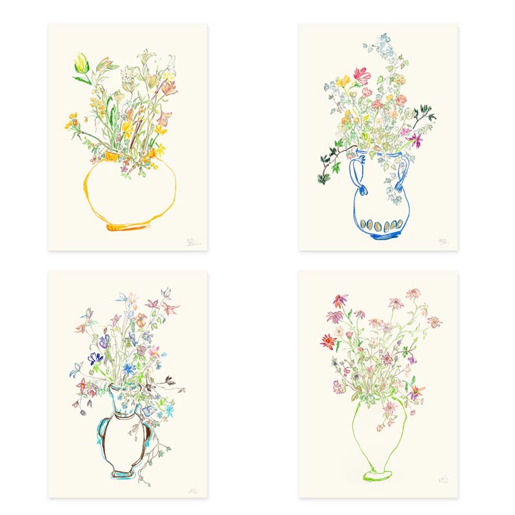 花卉艺术MetteRix原版装饰画