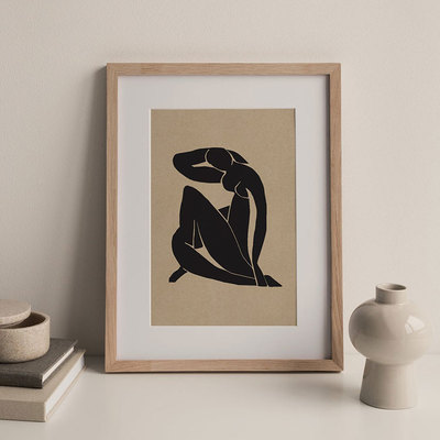 liveart马蒂斯Henri Matisse现代简约大师名画装饰画Blue Nude