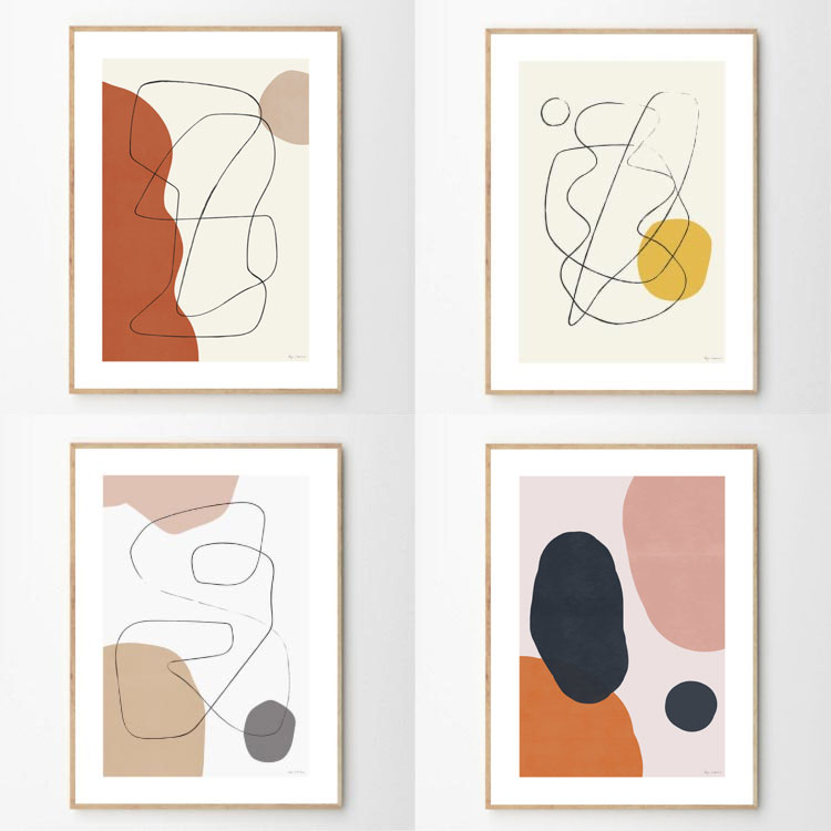 丹麦BYGARMI原版装饰画芯海报