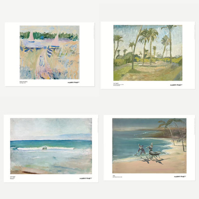 RagnarSandberg粉色风景装饰画