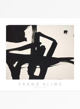 进口英国Rosenstiels*Franz Kline现代简约抽象客厅原版装饰画