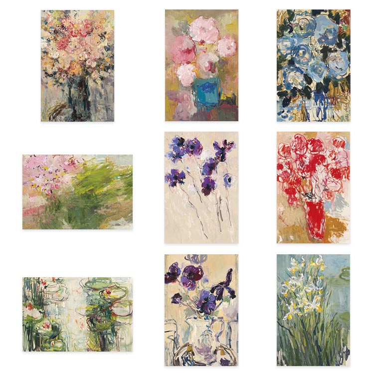 进口英国rosenstiels画家lilia orlova holmes写意花束原版装饰画