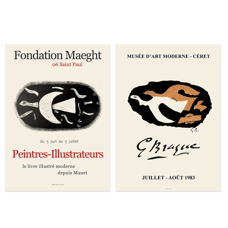 荷兰小众复古海报装饰画