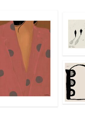 进口丹麦The poster club*SANDRA BLOMÉN MASCHINSKY原版装饰画D