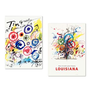 Louisiana进口路易斯安那艺术博物馆JEAN TINGUELY原版展览海报