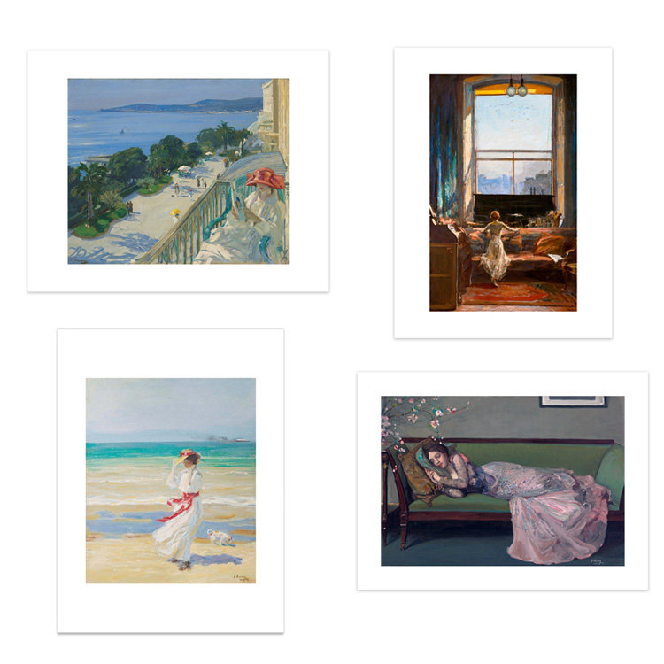 liveart 海边舞蹈经典大师美式原版装饰画Sir John Lavery