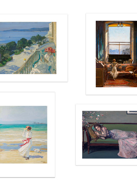 liveart 海边舞蹈经典大师美式原版装饰画Sir John Lavery