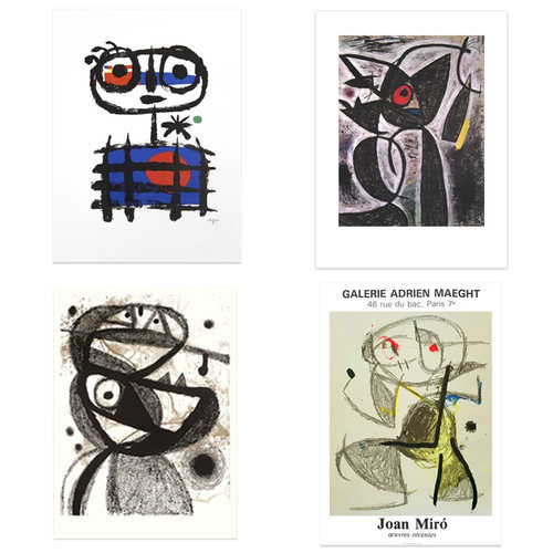 法国抽象风海报装饰画