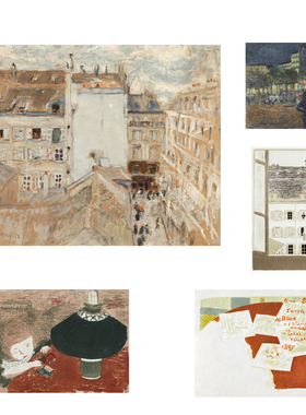liveart皮尔波纳尔Pierre Bonnard 法国风情建筑风景原版装饰画