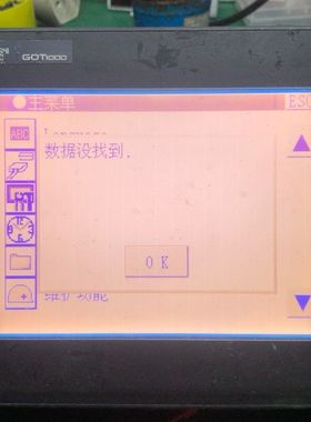 GT1050-QBBD-C通电如图 触摸正常