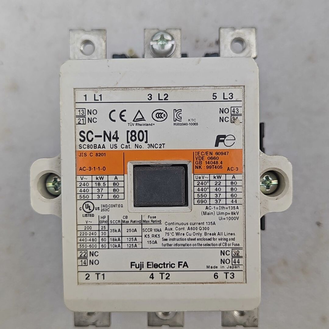 拆机日本SC-N4(80接触器，线圈电压220V