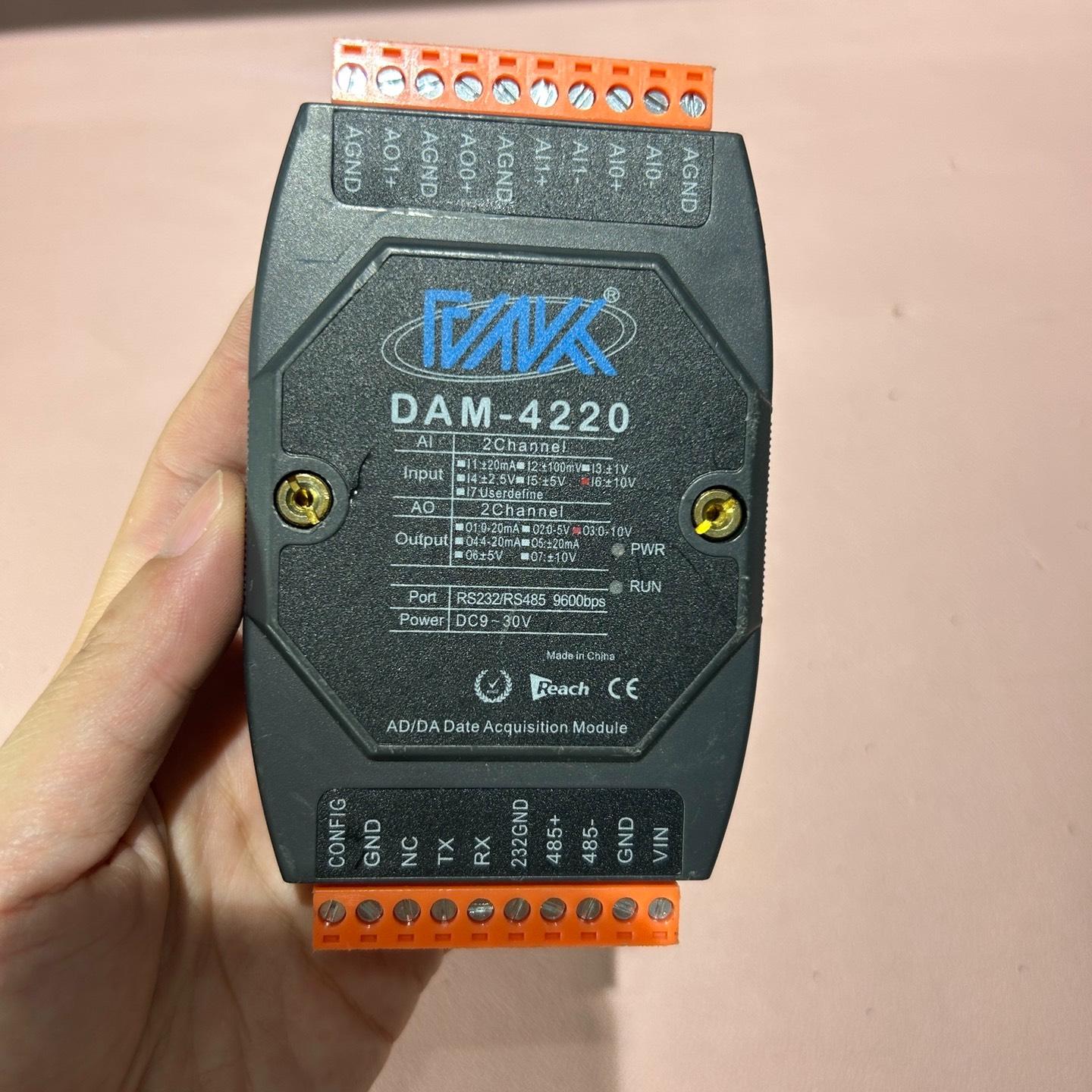 诚控数据采集模块 型号:DAM-4220 拆机 实物拍摄