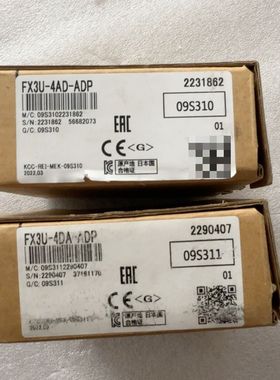 FX3U-4AD-ADPPLC  。两台