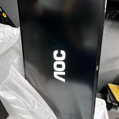仅拆封未使用 AOC U28G2U 27英寸4K高清光色