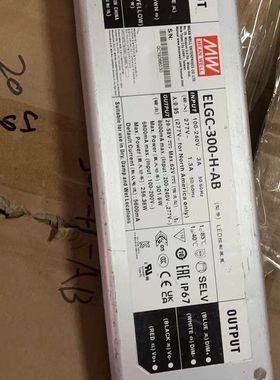 明纬MEAN WELL LED驱动电源ELGC-300-H-