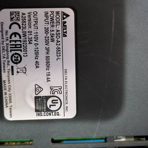 台达ASD-A2-2523-L伺服驱动器 拆机件 成色看看图