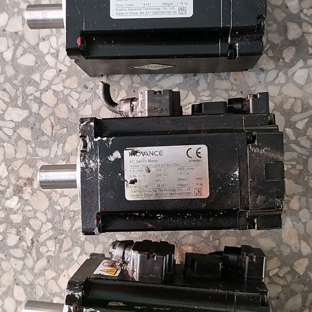 汇川技术伺服电机MS1H1-20B30CB-A334Z拆机有