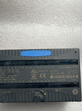 GE Fanuc PLC模块 IC200MDL750G 12