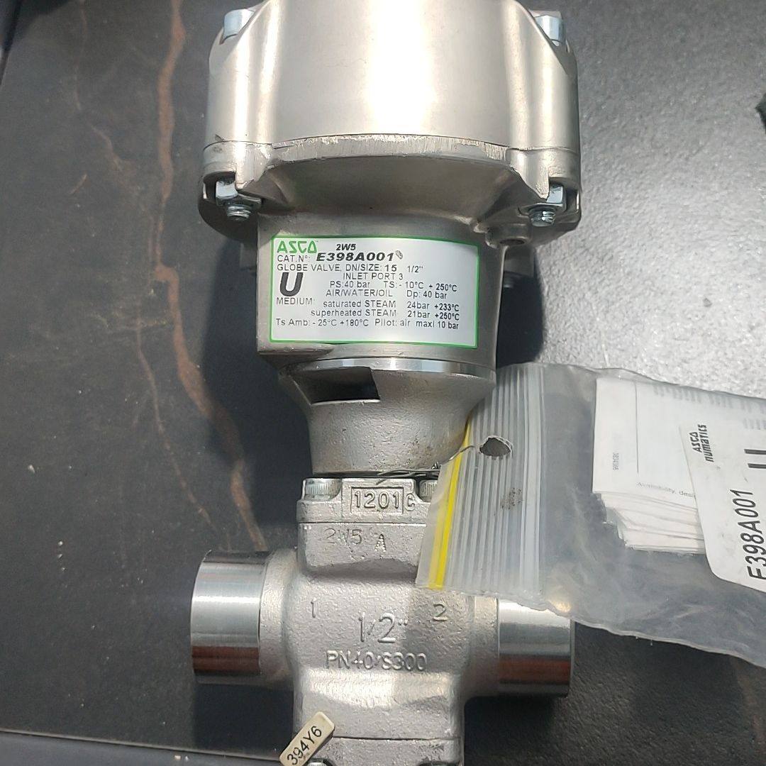 ASCA numaTICS 气动压力流量阀 E398A001