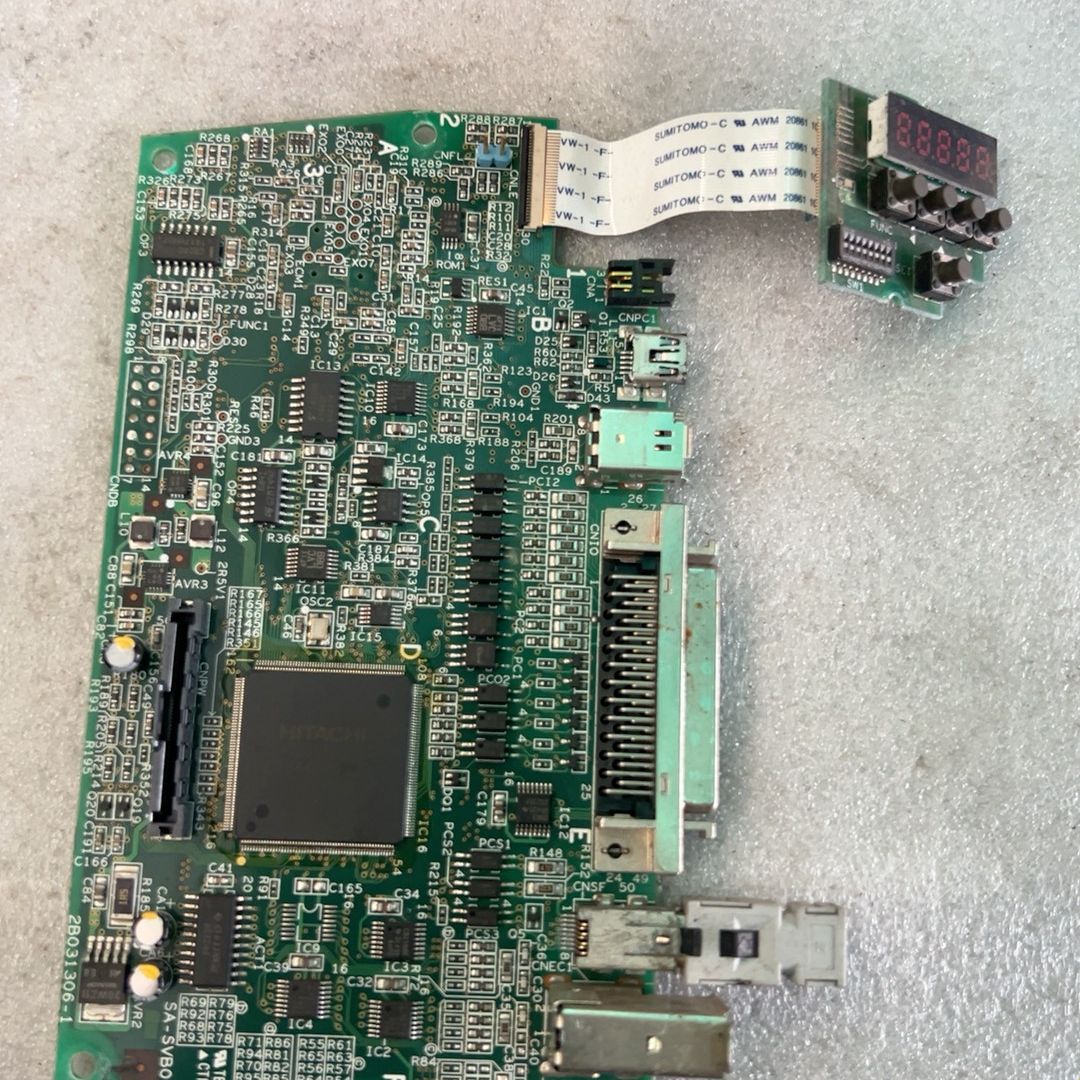 安川伺服驱动器主板 日立芯片 拆机实物拍摄。功能正常 适