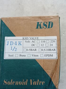 KSD电磁阀JD4K新的未使用 有轻微磨损
